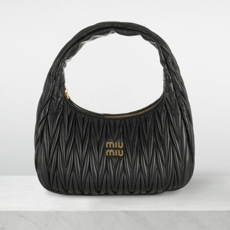 Sac hobo matelassé Miu Miu Wander Mini